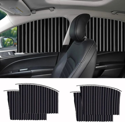Car Magnetic Curtain (4-Pack) – Sunshade & Privacy Protection - DailyMart™