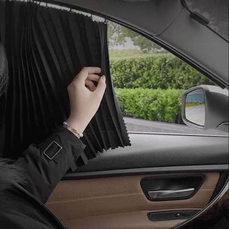 Car Magnetic Curtain (4-Pack) – Sunshade & Privacy Protection - DailyMart™